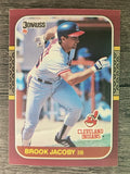 1987 Donruss Opening Day #112 Brook Jacoby