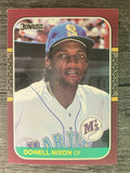 1987 Donruss Opening Day #114 Donell Nixon