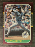 1987 Donruss Opening Day #116 Mark Langston