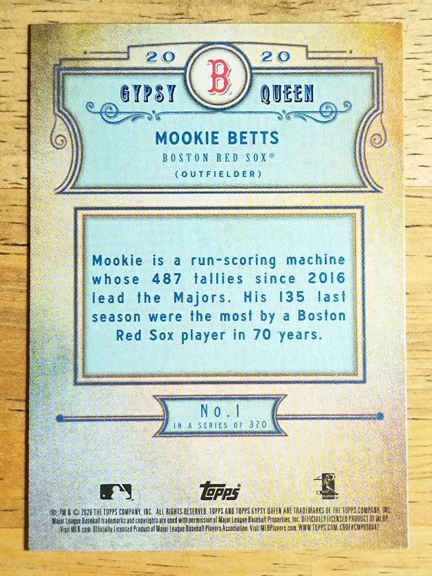 2020 Topps Gypsy Queen #1 Mookie Betts