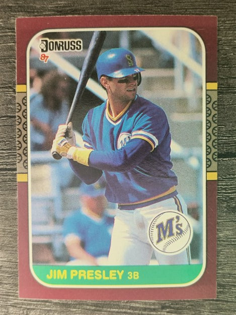 1987 Donruss Opening Day #123 Jim Presley
