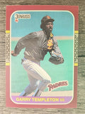 1987 Donruss Opening Day #150 Garry Templeton