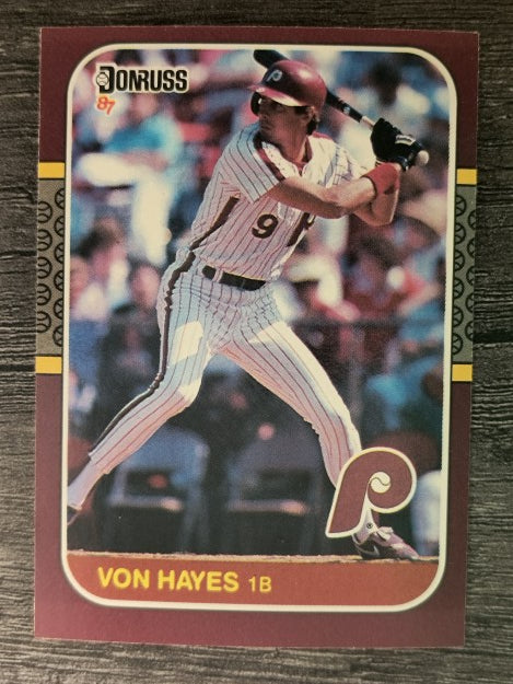 1987 Donruss Opening Day #152 Von Hayes