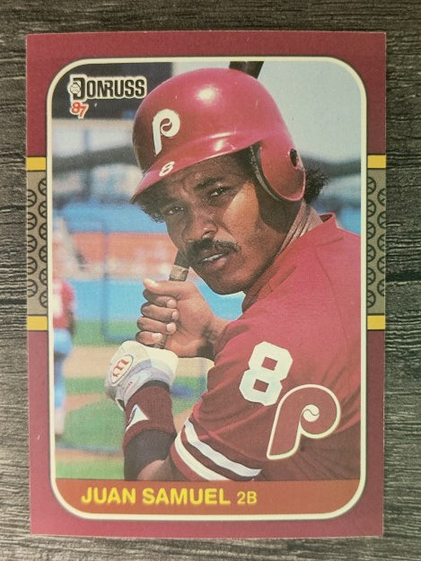 1987 Donruss Opening Day #156 Juan Samuel