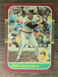1987 Donruss Opening Day #161 Andy Van Slyke