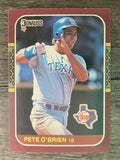 1987 Donruss Opening Day #174 Pete O'Brien