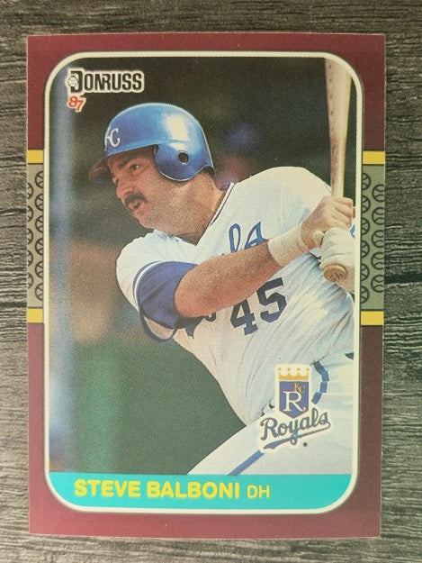 1987 Donruss Opening Day #199 Steve Balboni