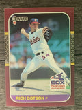 1987 Donruss Opening Day #238 Rich Dotson