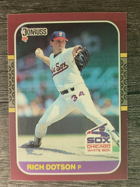 1987 Donruss Opening Day #238 Rich Dotson