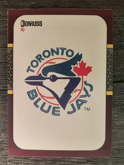 1987 Donruss Opening Day #252 Blue Jays Logo