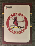 1987 Donruss Opening Day #255 Cardinals Logo
