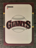 1987 Donruss Opening Day #258 Giants Logo