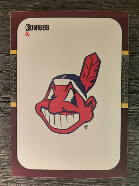 1987 Donruss Opening Day #259 Indians Logo