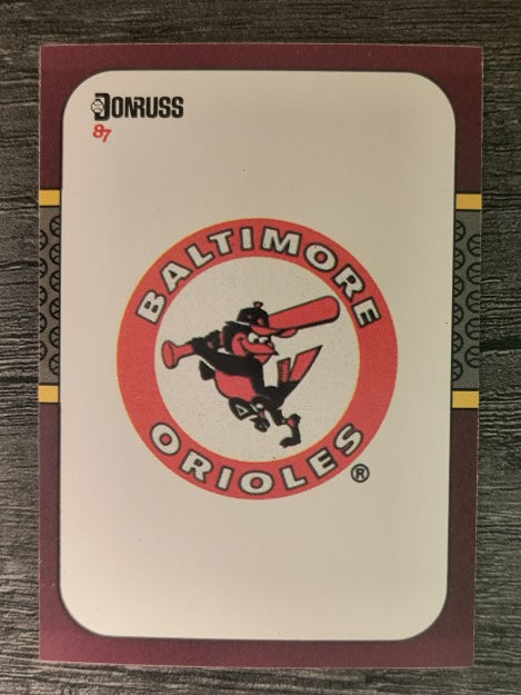 1987 Donruss Opening Day #261 Orioles Logo