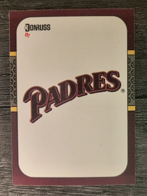 1987 Donruss Opening Day #262 Padres Logo