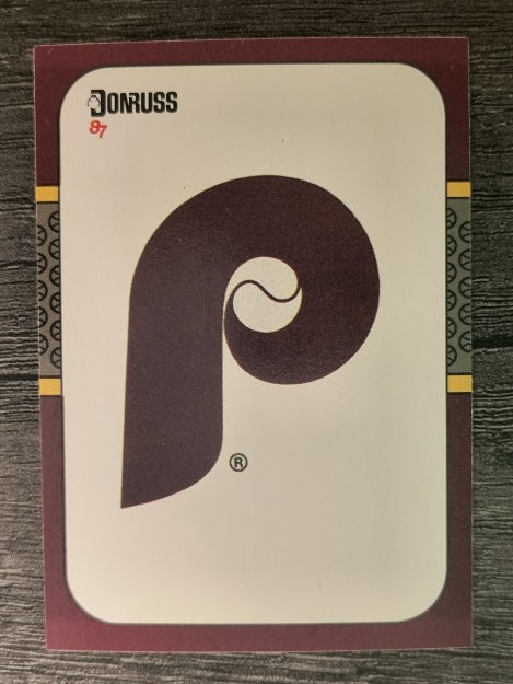 1987 Donruss Opening Day #263 Phillies Logo