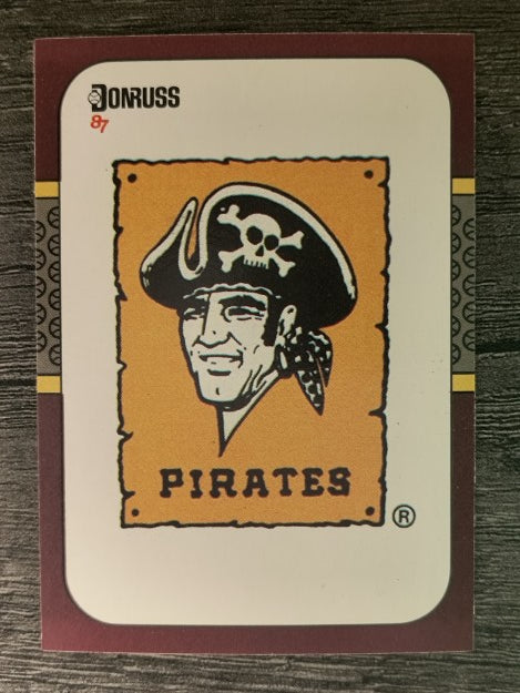 1987 Donruss Opening Day #264 Pirates Logo