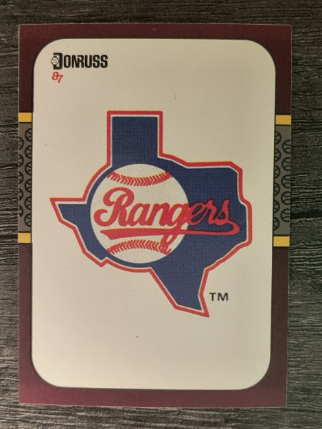 1987 Donruss Opening Day #265 Rangers Logo