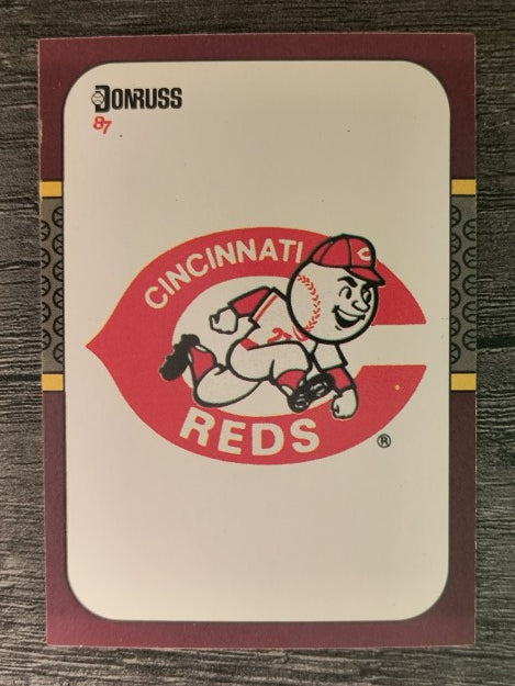 1987 Donruss Opening Day #267 Reds Logo
