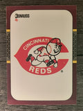 1987 Donruss Opening Day #267 Reds Logo