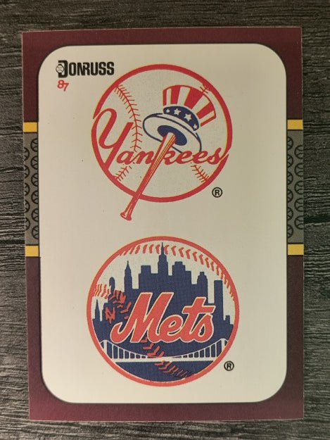 1987 Donruss Opening Day #272 New York Logos