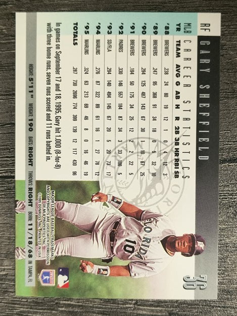 1996 Donruss #36 Gary Sheffield