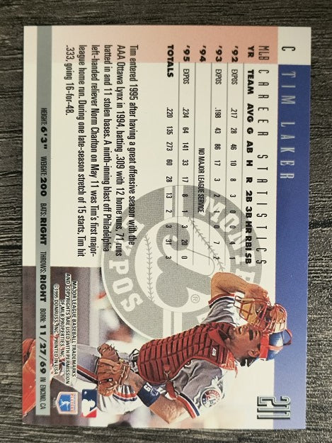 1996 Donruss #211 Tim Laker