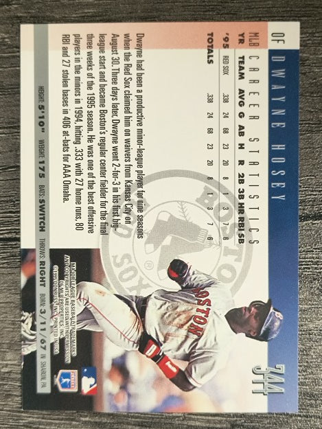 1996 Donruss #344 Dwayne Hosey