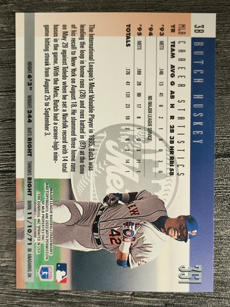 1996 Donruss #351 Butch Huskey