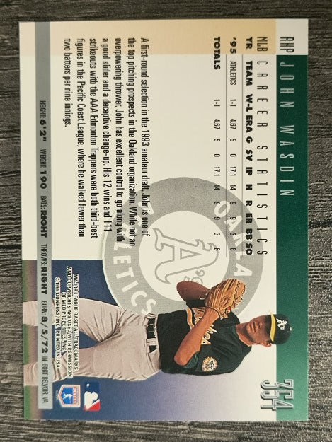 1996 Donruss #354 John Wasdin