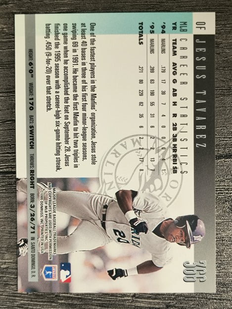 1996 Donruss #366 Jesus Tavarez