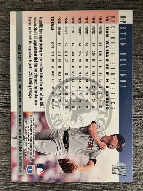 1996 Donruss #427 Stan Belinda