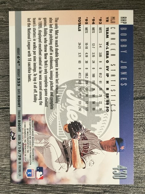 1996 Donruss #430 Bobby Jones