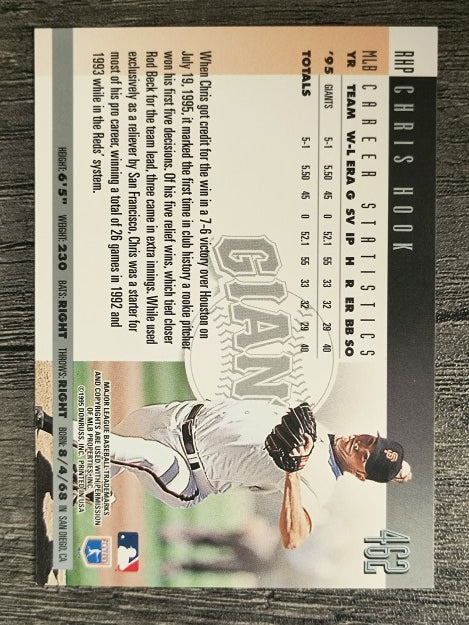 1996 Donruss #462 Chris Hook