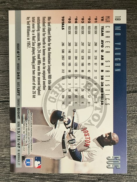 1996 Donruss #505 Mo Vaughn