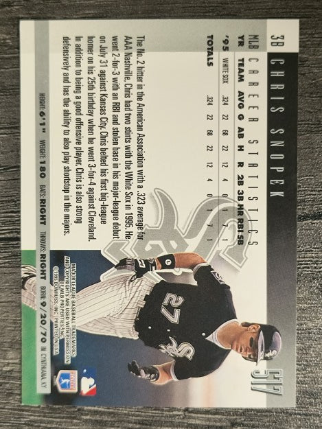 1996 Donruss #517 Chris Snopek