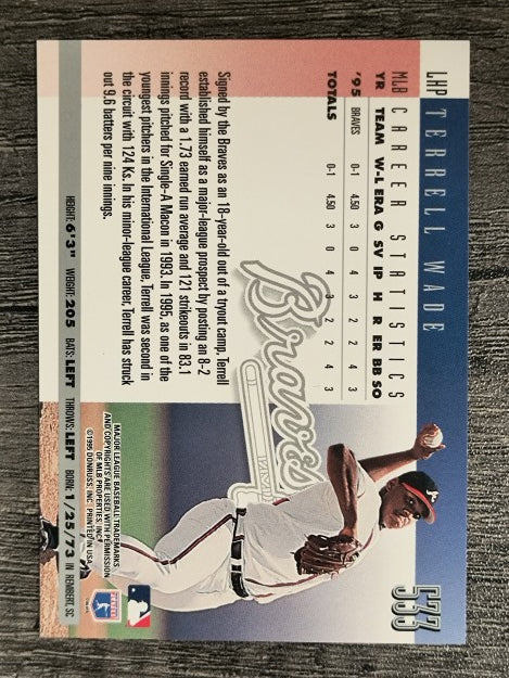 1996 Donruss #533 Terrell Wade