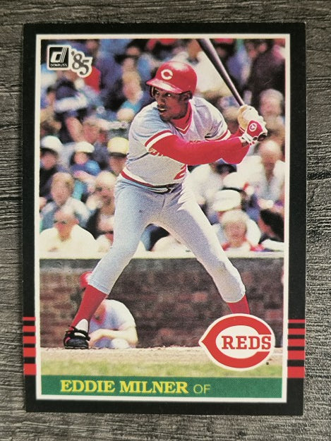 1985 Donruss #428 Eddie Milner