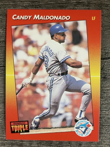 1992 Triple Play #15 Candy Maldonado
