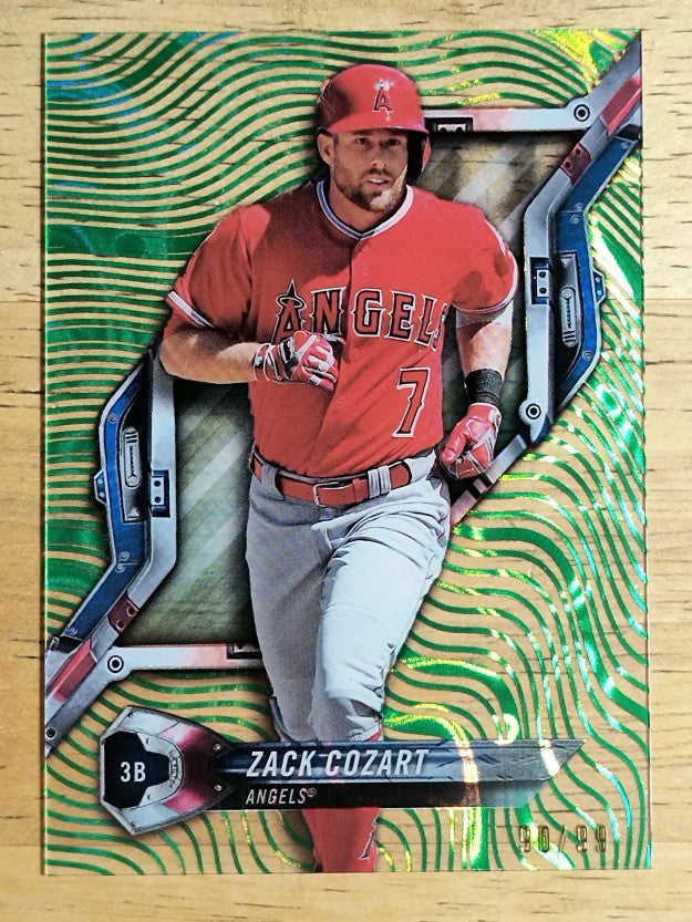2018 Topps High Tek Magma Diffractors Green #HTZC Zack Cozart A