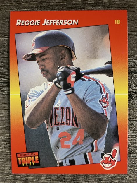 1992 Triple Play #24 Reggie Jefferson