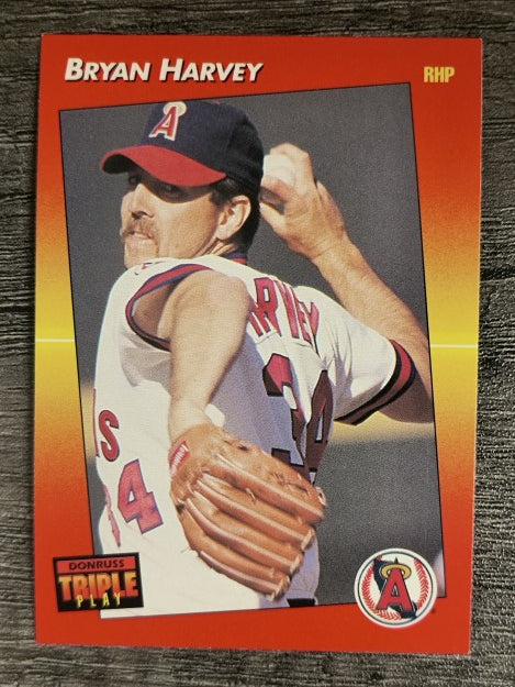1992 Triple Play #37 Bryan Harvey