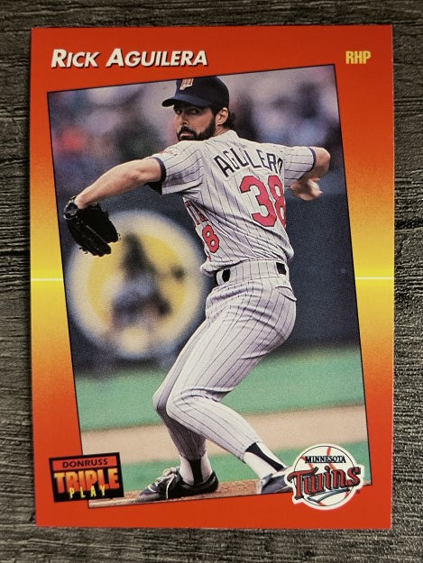 1992 Triple Play #65 Rick Aguilera