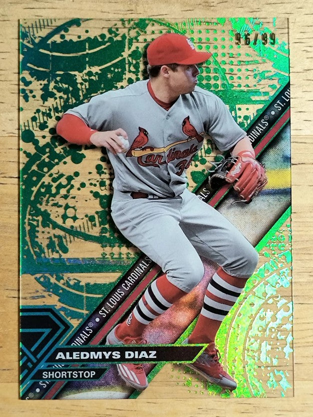 2017 Topps High Tek Green Rainbow #HTAD Aledmys Diaz A