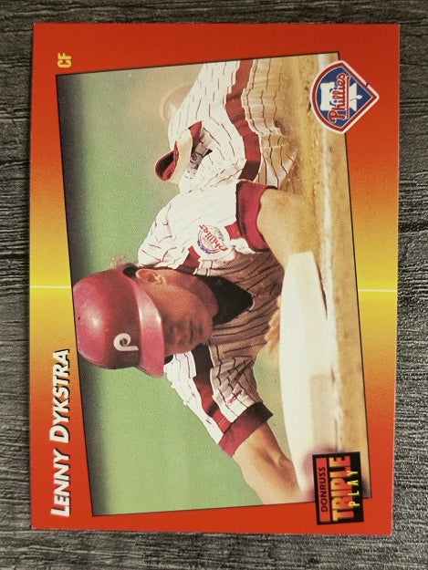 1992 Triple Play #94 Len Dykstra