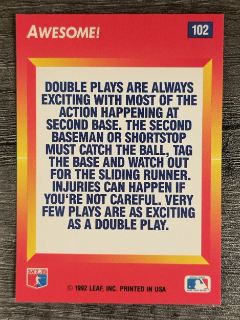 1992 Triple Play #102 Tony Fernandez AA