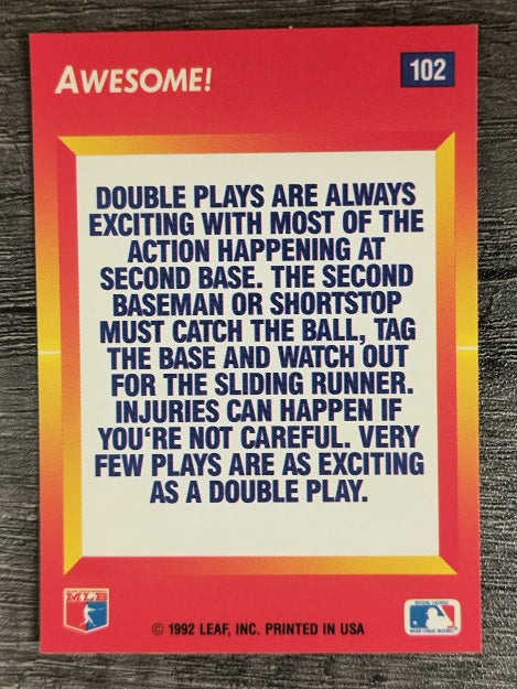1992 Triple Play #102 Tony Fernandez AA