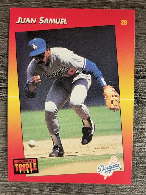 1992 Triple Play #125 Juan Samuel