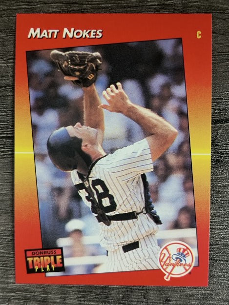 1992 Triple Play #178 Matt Nokes