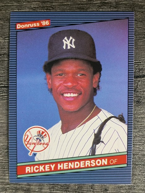 1986 Donruss #51 Rickey Henderson